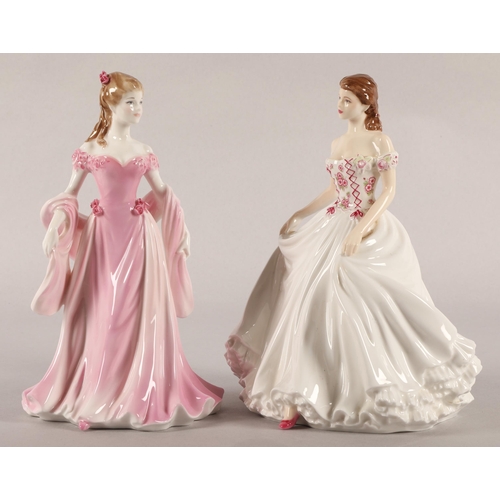 21 - Two Royal Worcester figures to include Margaret and Grace, both with certificates