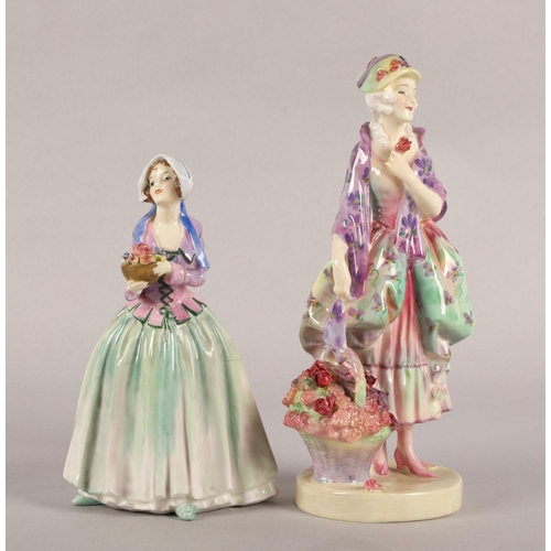 1 - Two early Royal Doulton figures to include Phyllis HN1420 c.1936 and Dorcas HN1491 c.1932 (2)