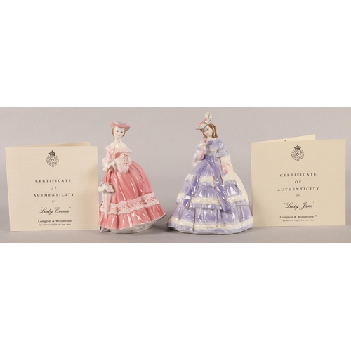 22 - Royal Worcester 'The Fashionable Victorians' set of nine limited edition figures all no. 3008/9500 w... 