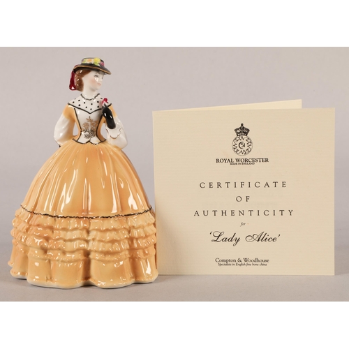 22 - Royal Worcester 'The Fashionable Victorians' set of nine limited edition figures all no. 3008/9500 w... 