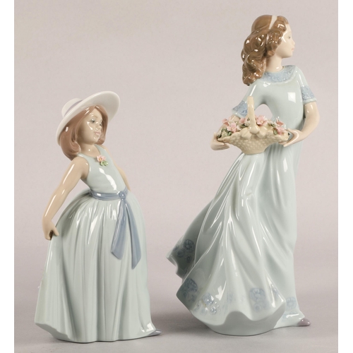 24 - Two Lladro figures to include 6275 'Rose' and 6130 'Spring Enchantment'