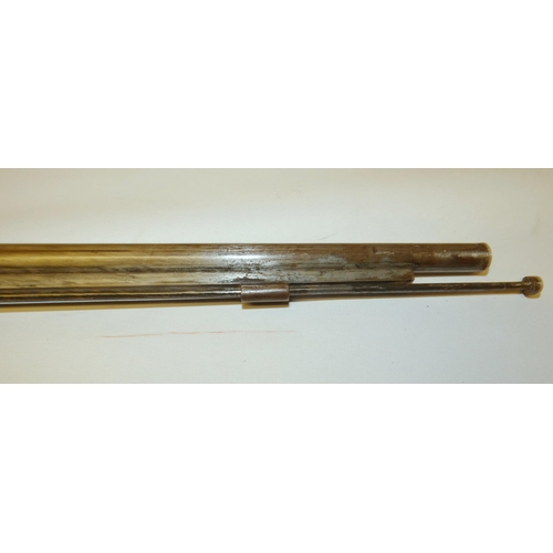 Indian percussion musket, c. late 19th century, with brass mounts and ...