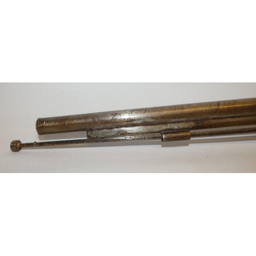 Indian percussion musket, c. late 19th century, with brass mounts and ...