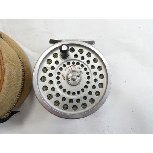 Moulinet De Pêche à La Mouche Vintage Hardy MARQUIS 8/9 - 3,5/8'' - Avec Étui Hardy - Occasion