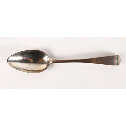 11 - Banff Scottish Provincial Silver, an oar pattern tablespoon by John Keith, [IK] [fish] [R] [B], 63g,... 