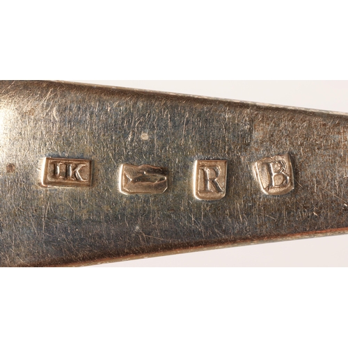11 - Banff Scottish Provincial Silver, an oar pattern tablespoon by John Keith, [IK] [fish] [R] [B], 63g,... 