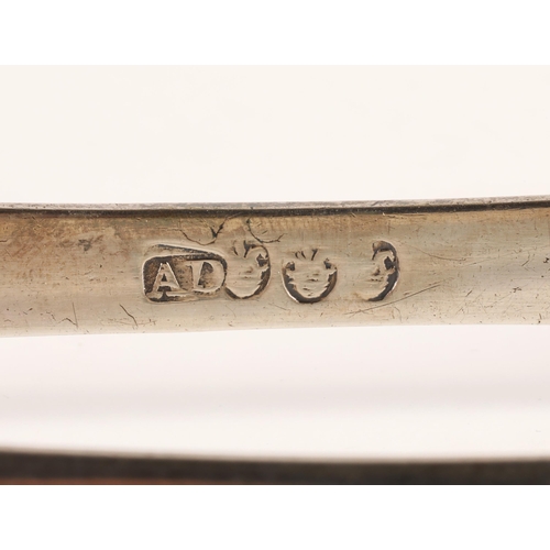 9 - Arbroath Scottish Provincial Silver, a pair of sugar tongs by Andrew Davidson of Arbroath, [AD] [pot... 