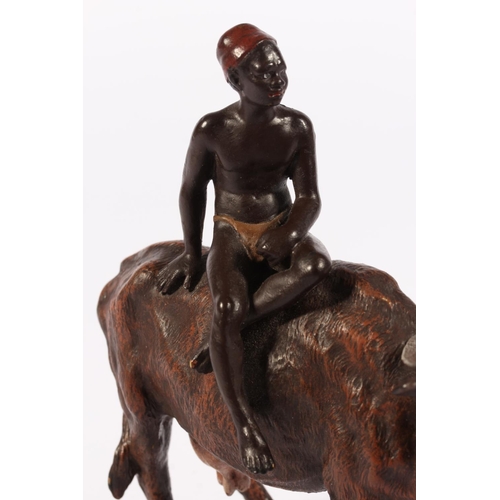 Franz Xavier Bergman (Austrian 1898-1963), a cold painted bronze