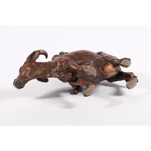 Franz Xavier Bergman (Austrian 1898-1963), a cold painted bronze