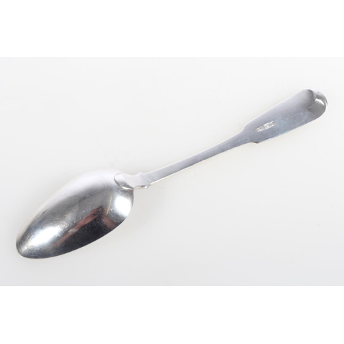 12A - Banff Scottish Provincial silver tablespoon of fiddle pattern by William Simpson, [WS] [H] [B], 65g,... 