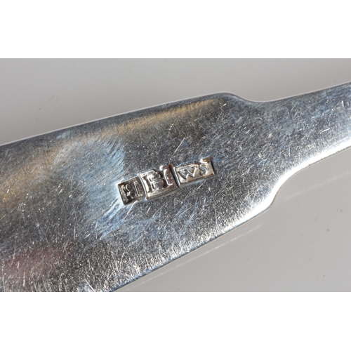 12A - Banff Scottish Provincial silver tablespoon of fiddle pattern by William Simpson, [WS] [H] [B], 65g,... 