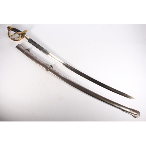American Civil War era M1840 cavalry sword, the tapering T form blade ...