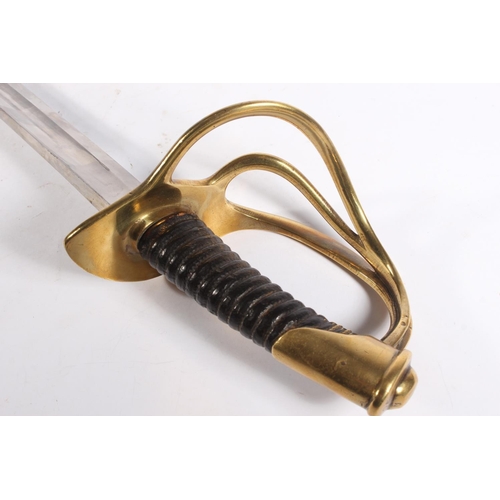 American Civil War era M1840 cavalry sword, the tapering T form blade ...
