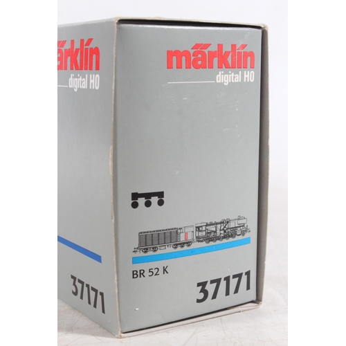 1002 - Marklin of Germany digital HO scale model railways 37171 2-10-0 tender locomotive 52 1911 DB Deutsch... 
