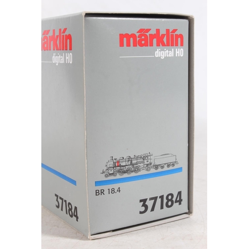 1004 - Marklin of Germany digital HO scale model railways 37184 2-6-2 tender locomotive 14 427 DB Deutsche ... 