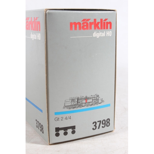 1007 - Marklin of Germany digital HO scale model railways 3798 8-0-8 Gt 2 4/4 Bavarian steam engine locomot... 