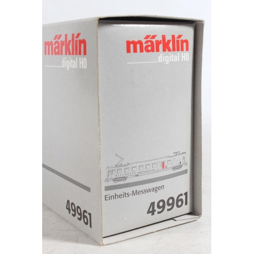 1010 - Marklin of Germany digital HO scale model railways 49961 standard Design Measurement Car Messwagen B... 