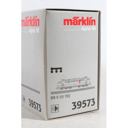 1012 - Marklin of Germany digital HO scale model railways 39573 overhead electric locomotive BR E 03 TEE E0... 