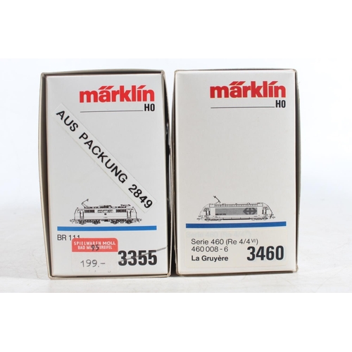 1017 - Marklin of Germany digital HO scale model railways 3460 Serie 460 Re 4/4 overhead electric locomotiv... 