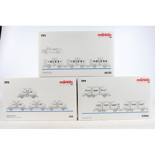 1034 - Marklin of Germany digital HO scale model railways rolling stock set to include 4514 'Silowagen Car ... 