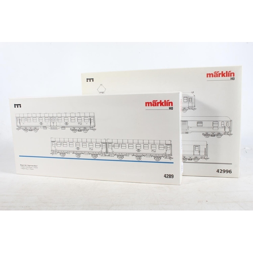 1035 - Marklin of Germany digital HO scale model railways rolling stock sets to include 42885 'Measurement ... 