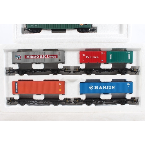 1036 - Marklin of Germany HO scale model railways rolling stock sets to include 4515 'Container Transport' ... 