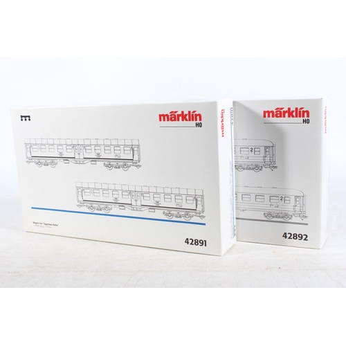 1037 - Marklin of Germany digital HO scale model railways rolling stock sets to include 42891 'Tegernsee Ra... 