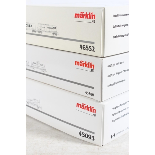 1041 - Marklin of Germany digital HO scale model railways rolling stock sets to include 45093 Airplane Tran... 