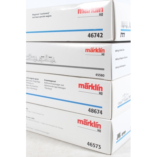 1042 - Marklin of Germany digital HO scale model railways rolling stock sets to include 46573 Wurttemberger... 