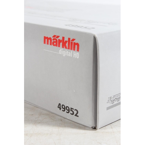1045 - Marklin of Germany digital HO scale model railways 49952 Railroad Crane Car Set, boxed.
