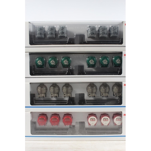 1049 - Marklin of Germany HO scale model railways rolling stock chemical container transport flat cars to i... 