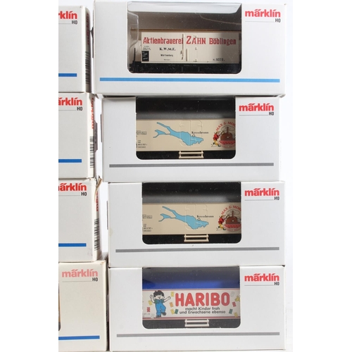 1055 - Marklin of Germany HO scale model railways rolling stock wagons to include 40182 Signaldienst, 44173... 