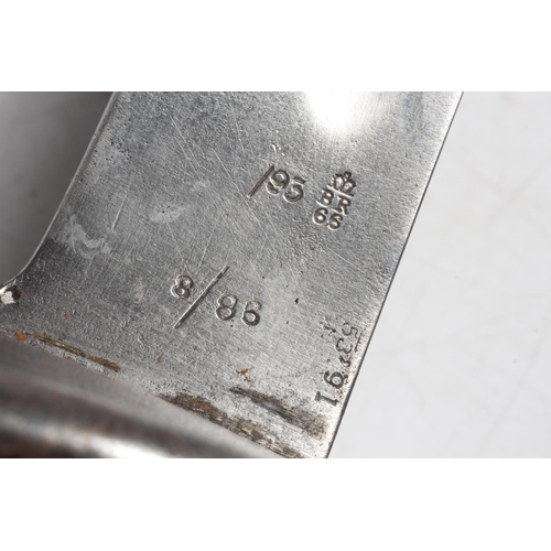 British 1885 pattern cavalry troopers sword, the ricasso bearing ...