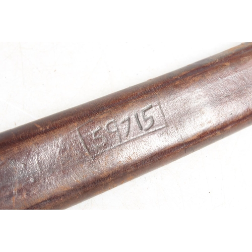 Dutch klewang type naval short sword cutlass having typical curving ...