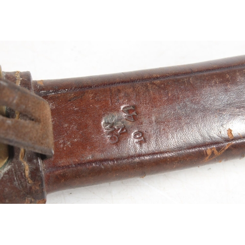 Dutch klewang type naval short sword cutlass having typical curving ...