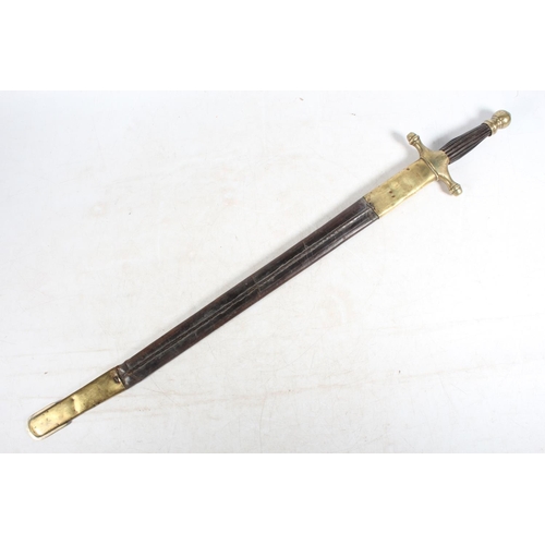 19th century German short sword, the ricasso stamped with beehive ...