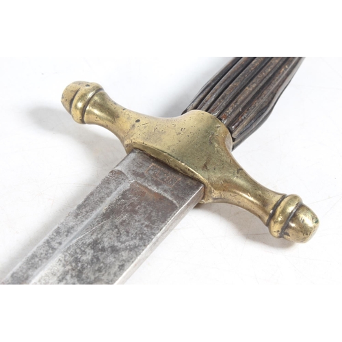 19th century German short sword, the ricasso stamped with beehive ...