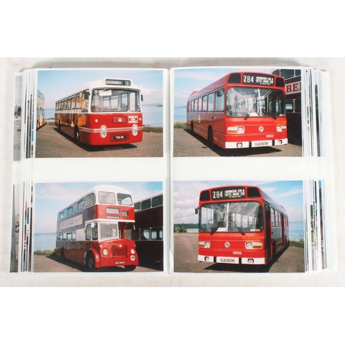 Vast collection of printed photographs of buses. (1000s)