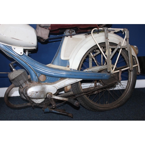 1402 - NSU (Neckarsulm) Quickly vintage moped, licence plate ''657SC', mileage on clock '01499', no papers,... 