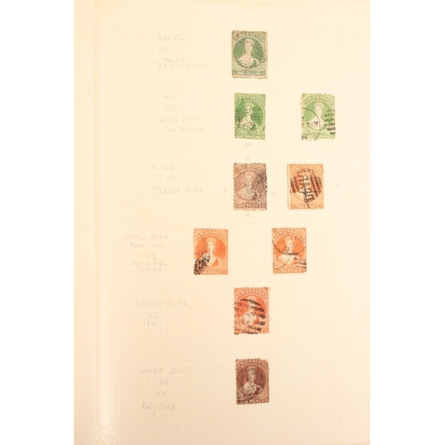 1439 - NEW ZEALAND stamp collection held across six albums to include 19th and 20th century stamps, 1s gree... 