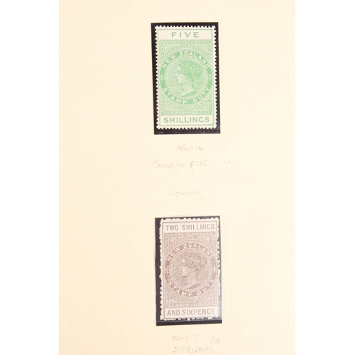 1439 - NEW ZEALAND stamp collection held across six albums to include 19th and 20th century stamps, 1s gree... 