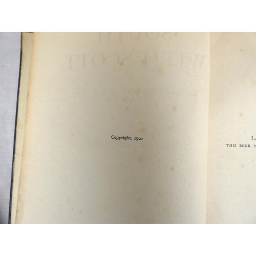 13 - EVANS E. R. G. R.&nbsp;&nbsp;South With Scott. Frontis, plan, chart & fldg. maps as called for. ... 
