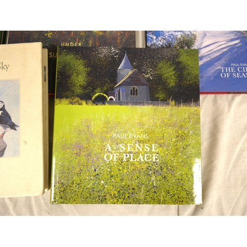 17 - EVANS PAUL.  7 various vols., each a signed ltd. ed. with a signed ltd. ed. print, 6 being in d.w's.... 