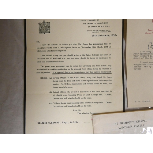 32 - Politics.  Group of 6 typescript letters incl. 2 signed by Rab Butler (1952 & 1954) with memoria... 
