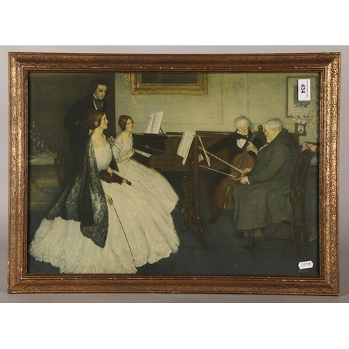Three framed prints, to include 'The Blind Fiddler' by David Wilkie ...