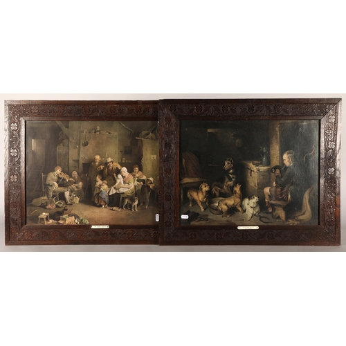 Three framed prints, to include 'The Blind Fiddler' by David Wilkie ...