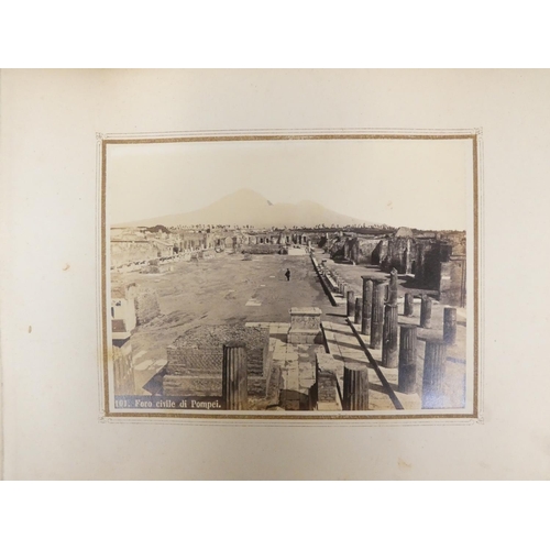 236 - Photographs - Pompei.&nbsp;&nbsp;Approx. 40 Victorian photographs of Pompei, 4.5