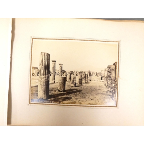 236 - Photographs - Pompei.&nbsp;&nbsp;Approx. 40 Victorian photographs of Pompei, 4.5