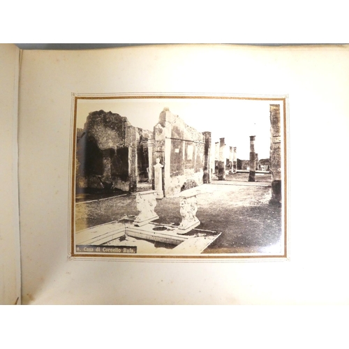 236 - Photographs - Pompei.&nbsp;&nbsp;Approx. 40 Victorian photographs of Pompei, 4.5