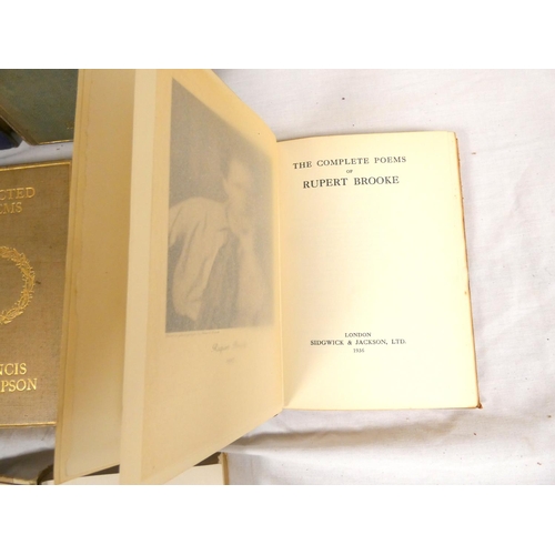 53 - Early 20th Century Poetry & Literature.&nbsp;&nbsp;19 various vols.